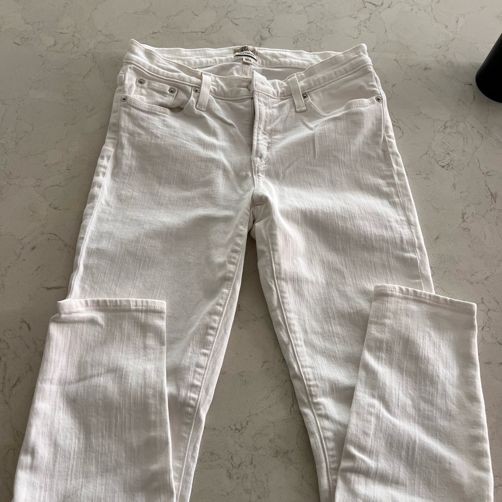 Women's White Jeans TOOTHPICK
